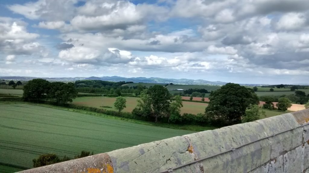 view of fields