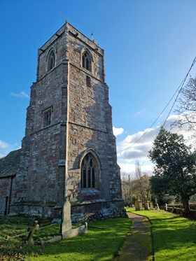 Upton bishop church tower